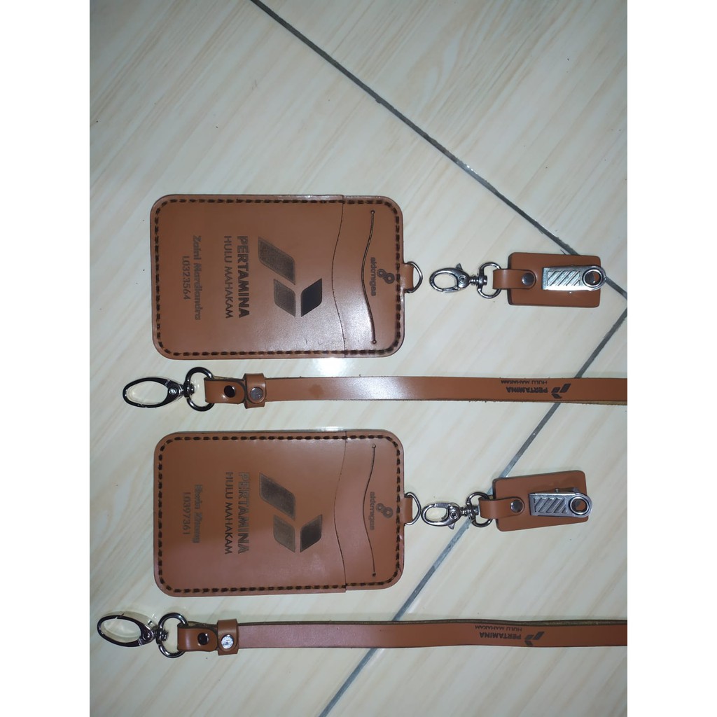 Id Card Holder Leather Name Tag Id Card Leather Id Card Holder Custom 