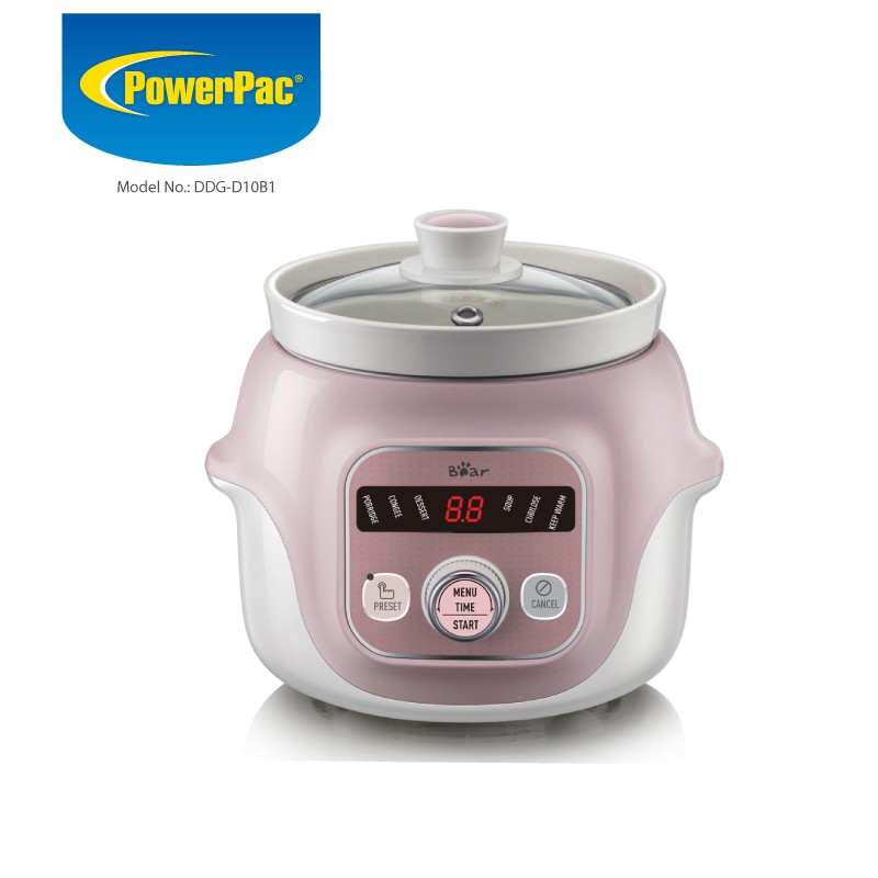 PowerPac Slow Cooker, Ceramic Cooker Cup 0.6L (PPSC06)