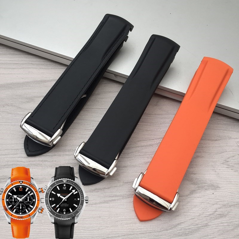 Omega planet ocean discount replacement rubber strap