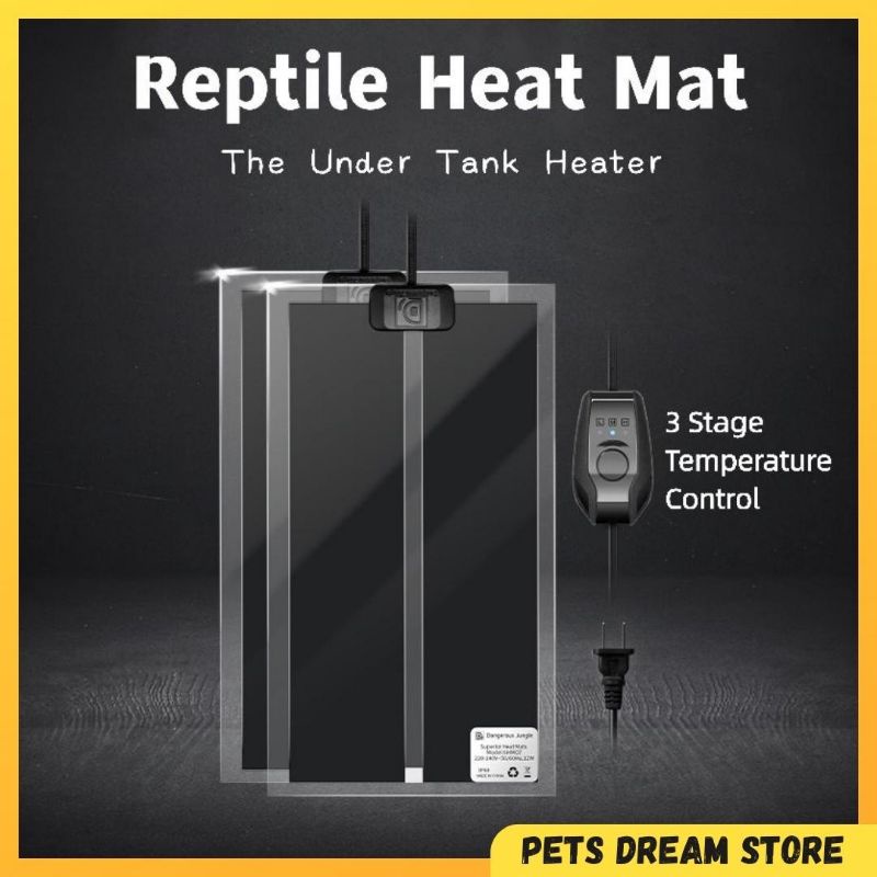 Reptile Heat Mat pet heating pad tortoise heat pad snake gecko heater