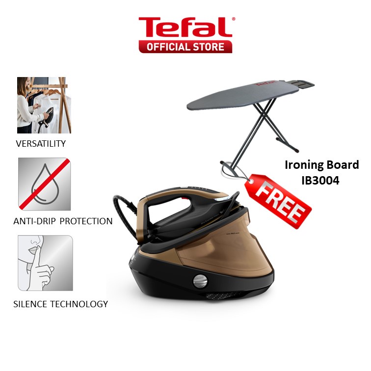 Tefal Pro Express Vision Steam Generator with Ironing Board GV9820