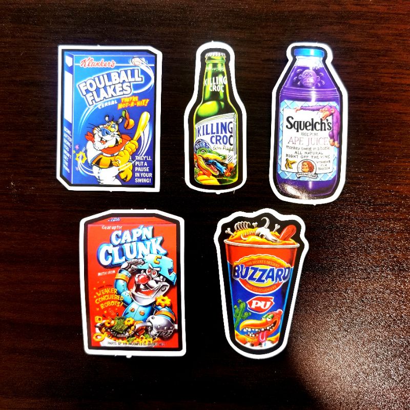 Novelty food funny stickers Decal sticker for laptop waterbottle ...