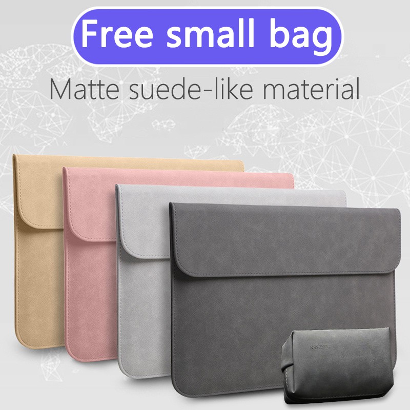 Micro velvet liner bag Faux Suede Laptop Sleeve Case Compatible with