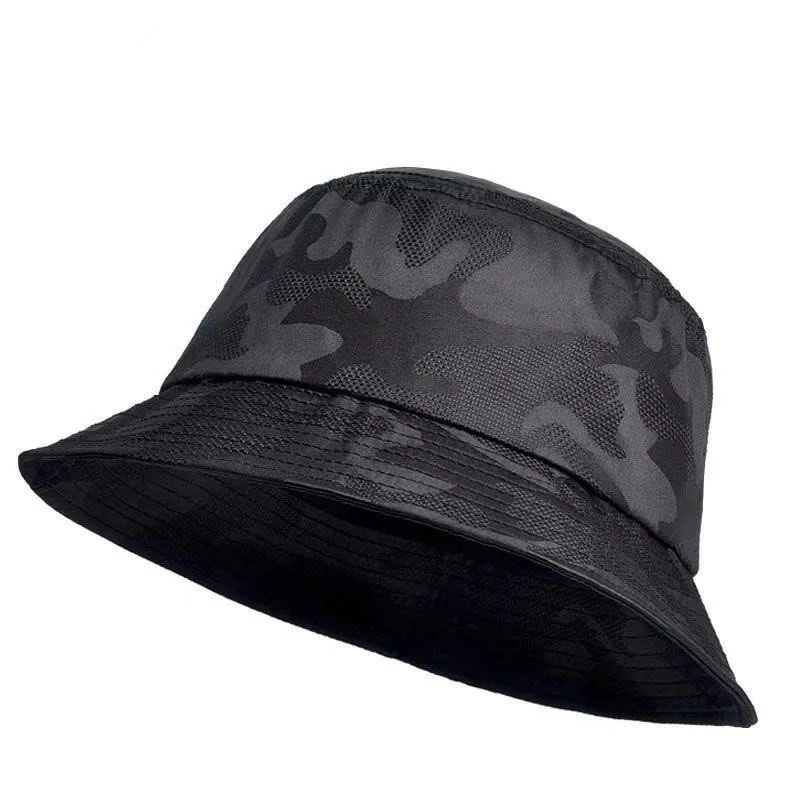 New Breathable Camouflage Fisherman Hat Fashion Visor Bucket Hats Men Women  Outdoor Travel Leisure Cap Cotton Panama Caps Street Sports Flat Hip Hop  Caps Trucker Hat Fishing Hats（one Size)