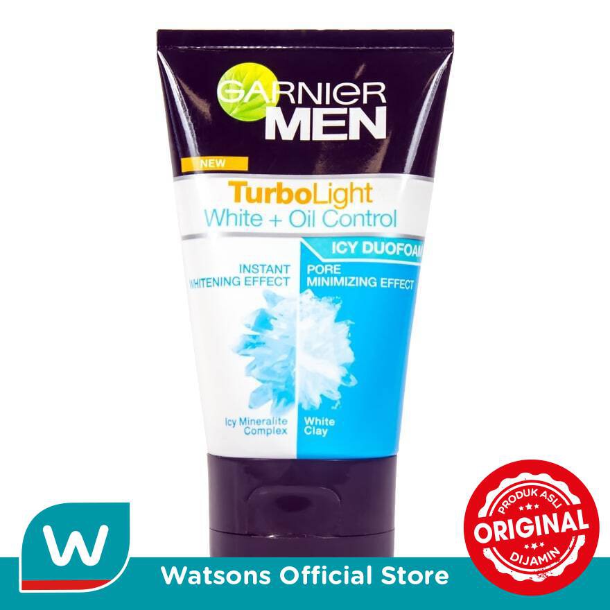 Garnier Turbolight Facial Foam White+Oil Control 100 M