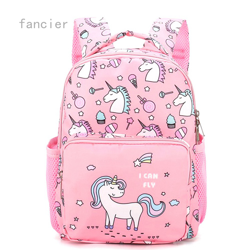 Kindergarten Unicorn Girls Kids School Bags Book Backpacks Shopee Singapore