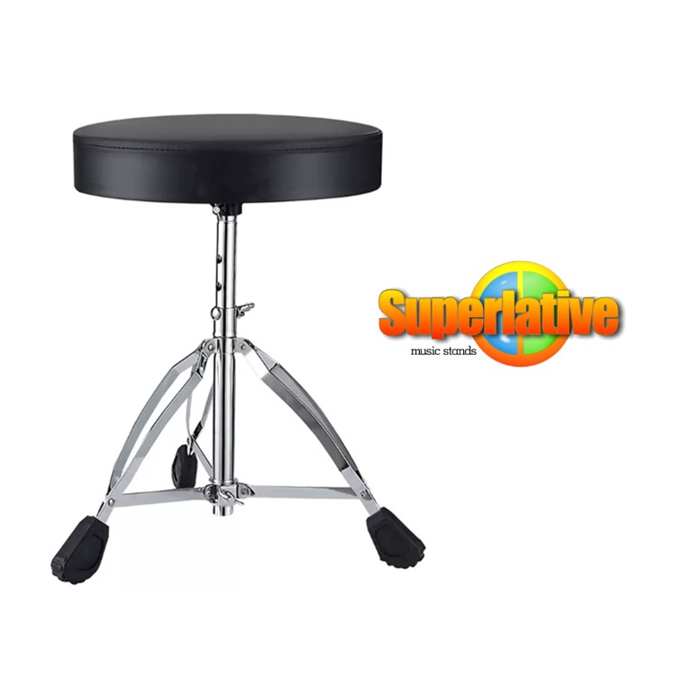 Premium Drum Throne Drum Stool Padded Seat Drummer's Chair Height
