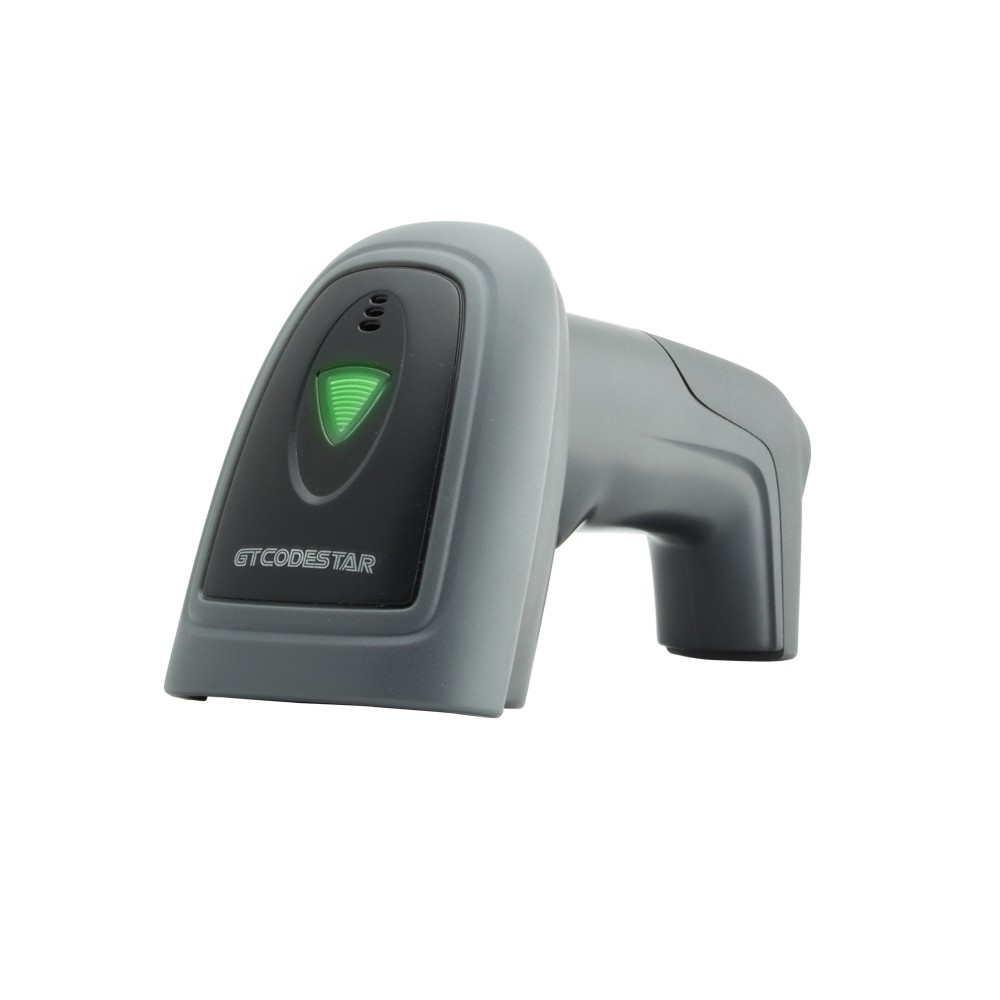 2D QR Code GT-1900E Wired 1D/2D Barcode Scanner with Stand, Safe Entry ...