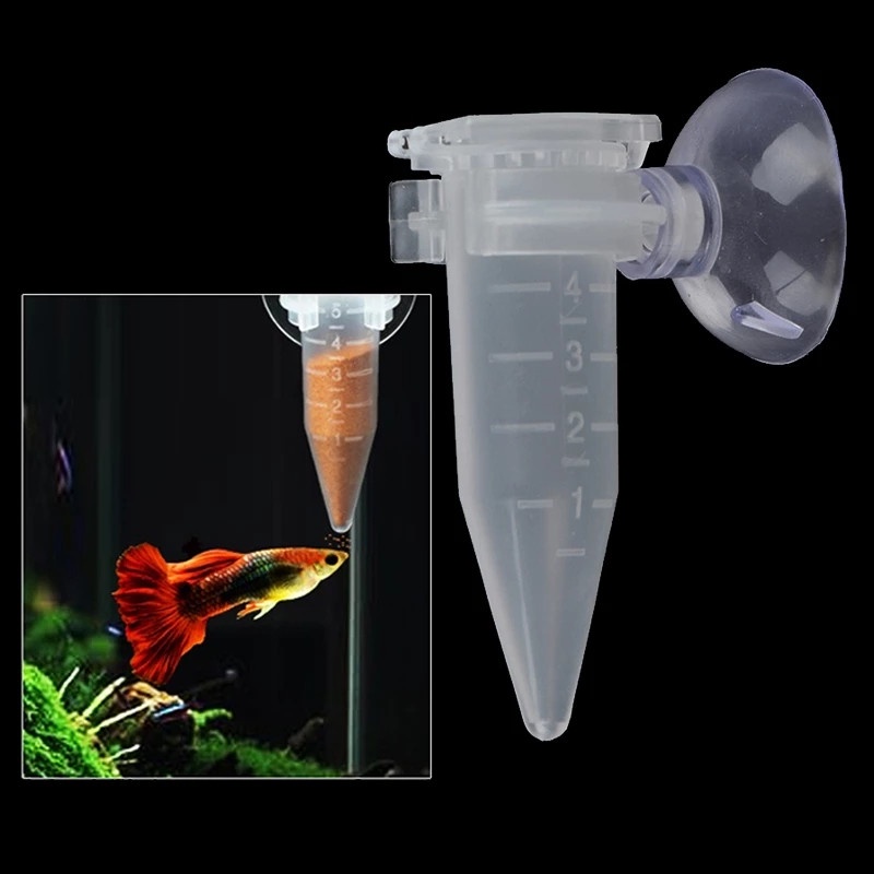 Mini Aquarium Feeder Funnel Cup Brine Shrimp Egg Automatic Feeder Fish ...