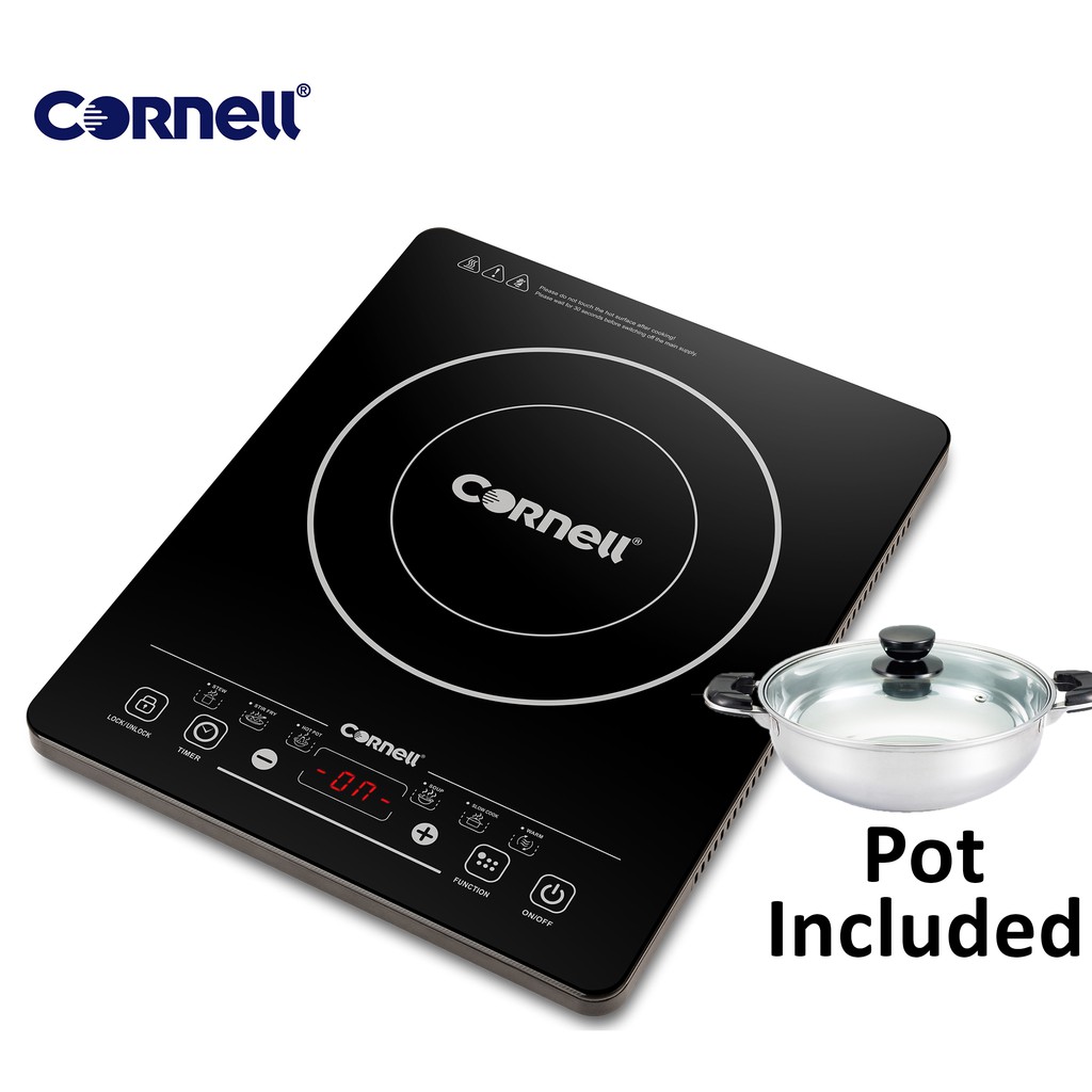 Cornell Induction Cooker 2000W 6 PreProgrammed Induction Cooktop with