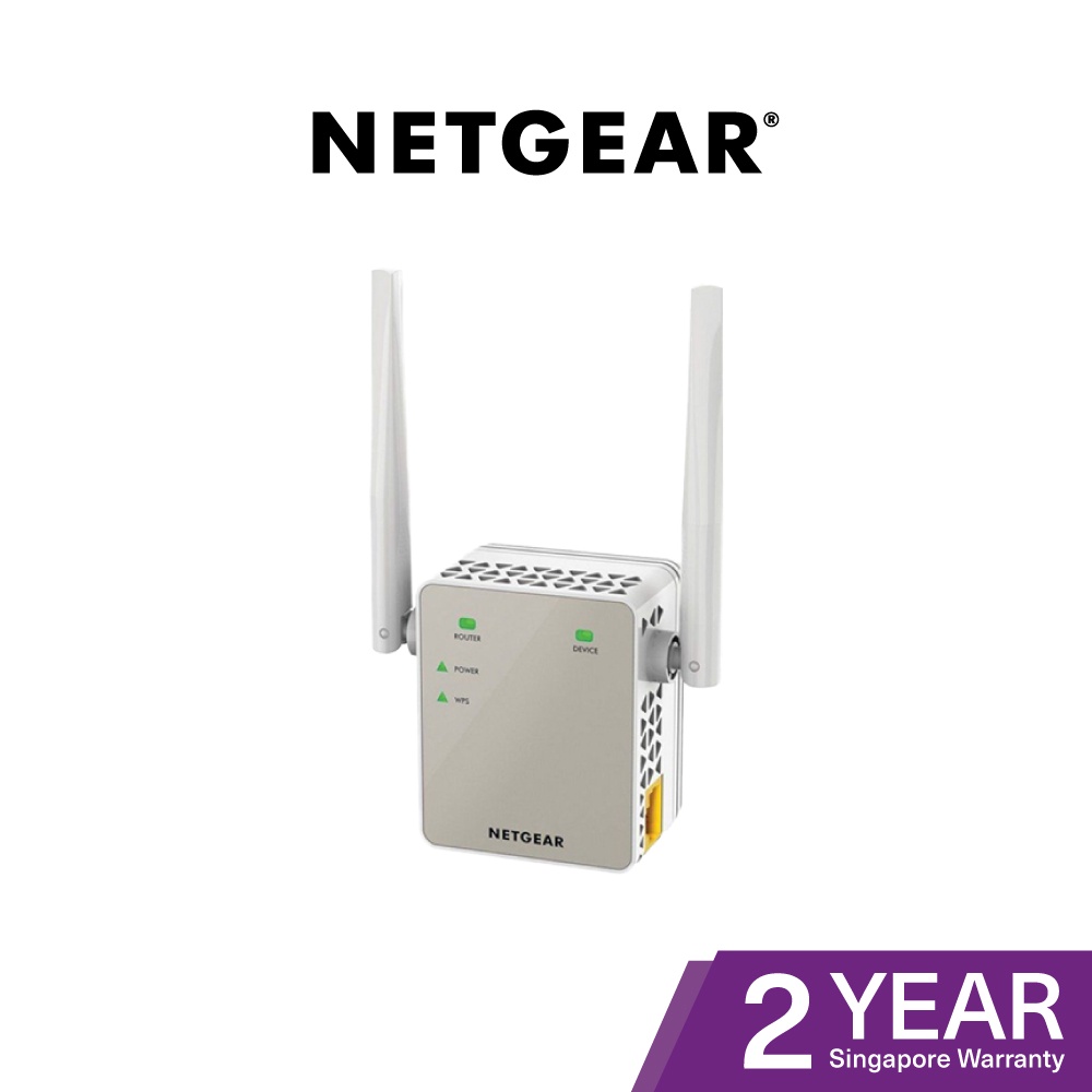 NETGEAR AC1200 DualBand WiFi Range Extender EX6120 Shopee Singapore