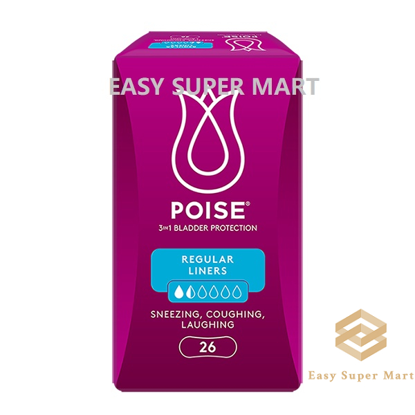 POISE Liner Regular 19cm 26s, Feminine Care