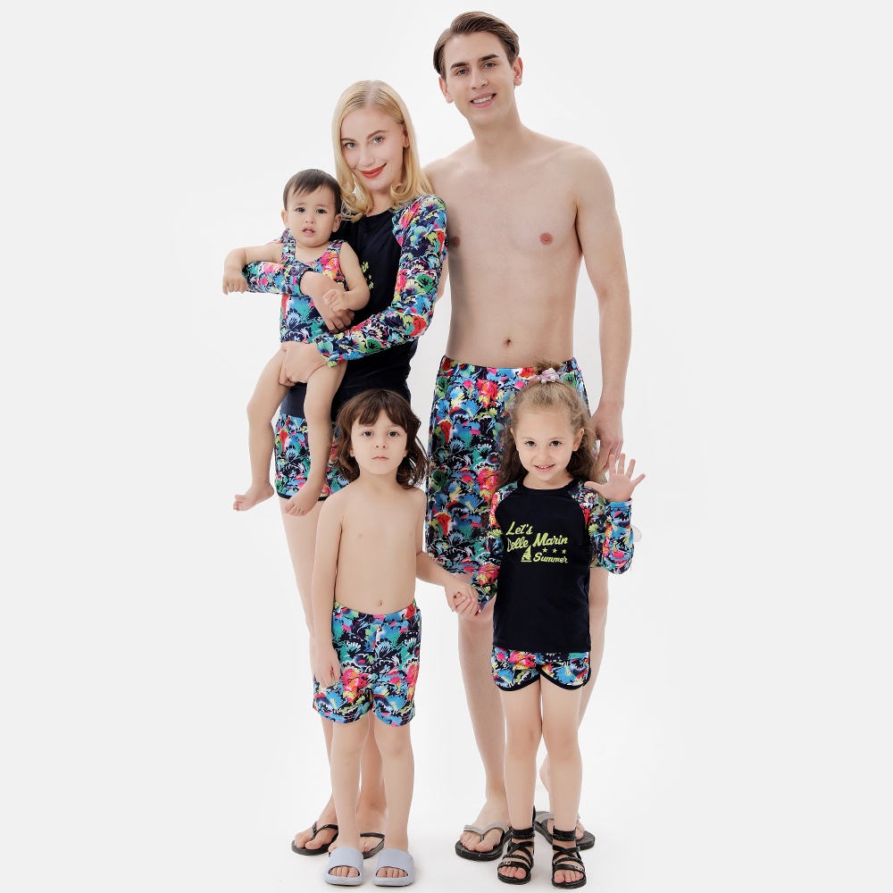 Matching hot sale kids swimsuits