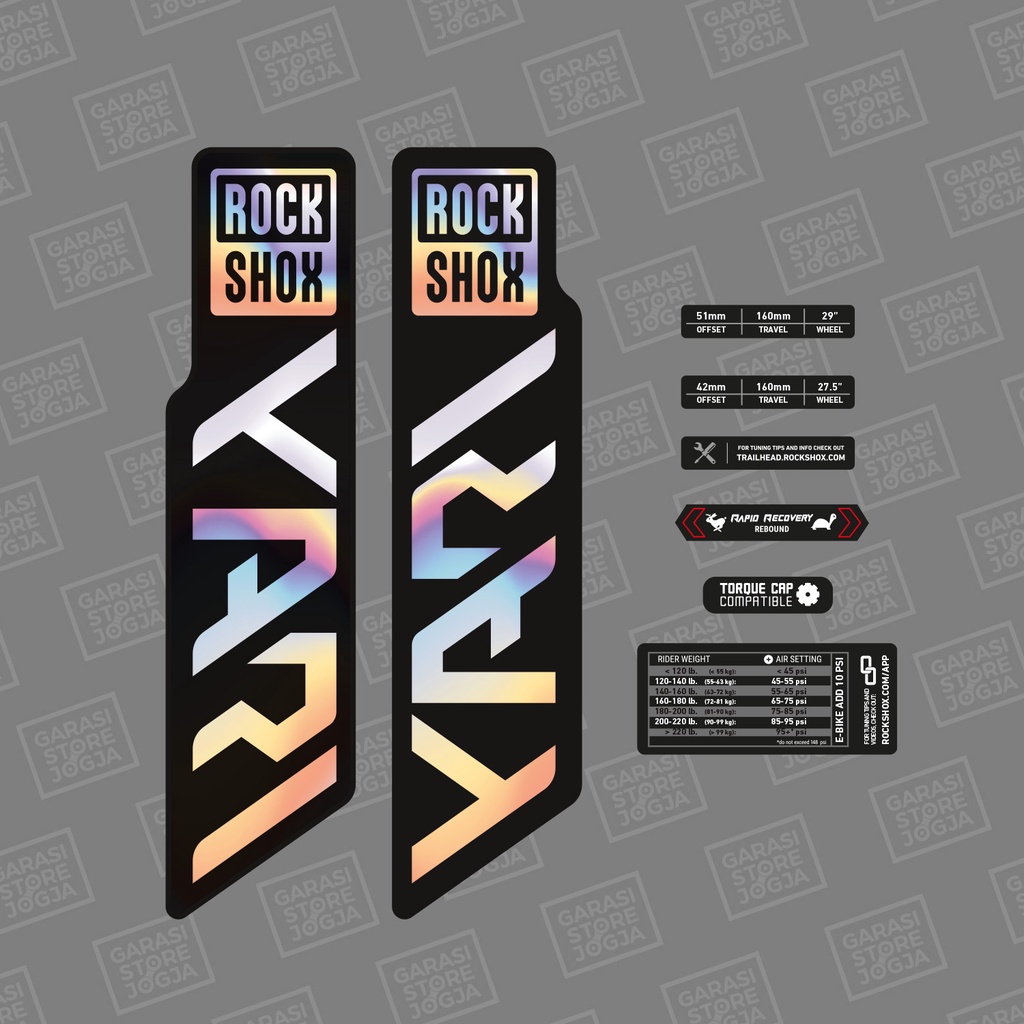 Rockshox store yari sticker