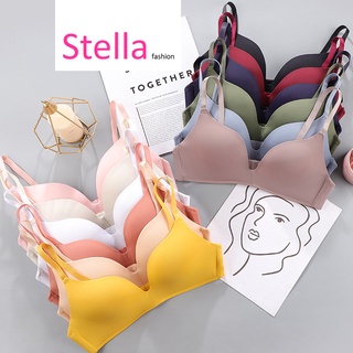 Women Bras Solid Color Chest Padded Lace Sling Breathable Seamless Push Up  Large Size C D Cup Casual Sexy Underwire Bra BH - AliExpress