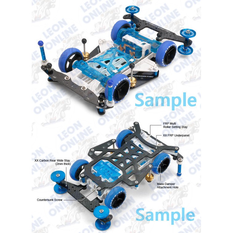 ホビーラジコン MINI 4WD SUPER XX CHASSIS EVO.1 Mini 4WD Super XX Chassis Evo.I - Limited Edition Mini 4WD