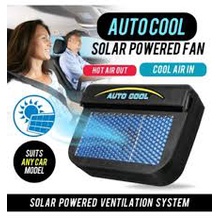Car cooler Auto cool solar powered fan auto air ventilation | Shopee ...