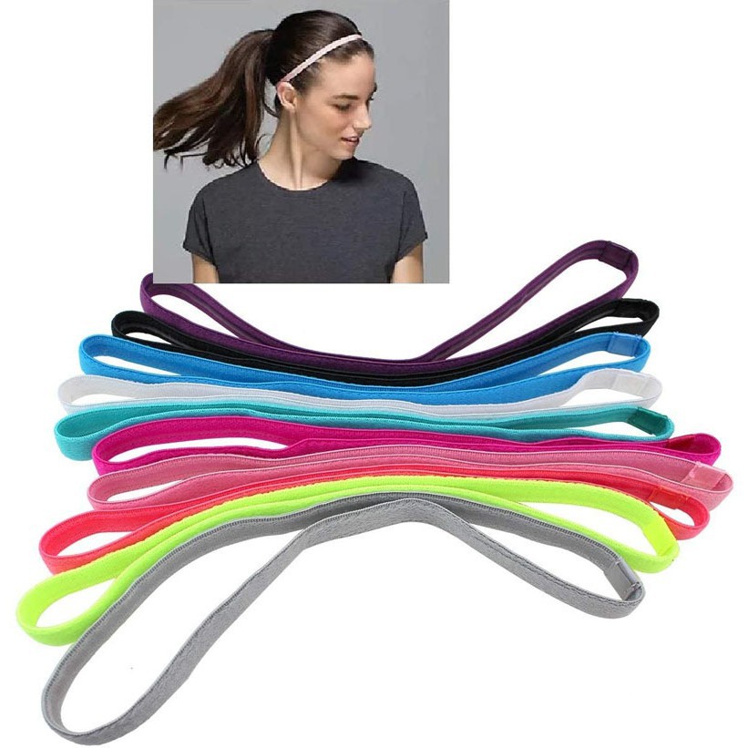 Women Men Elastic Sports Football Non-slip Yoga Headscarf Hairband