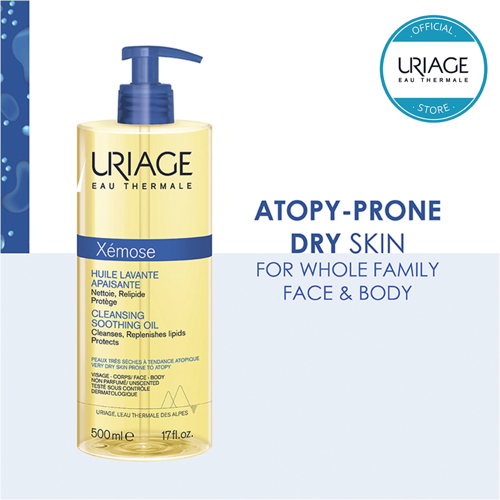 Uriage Xemose Soothing Cleansing Oil 500ml Cleansing Oil For Shower and