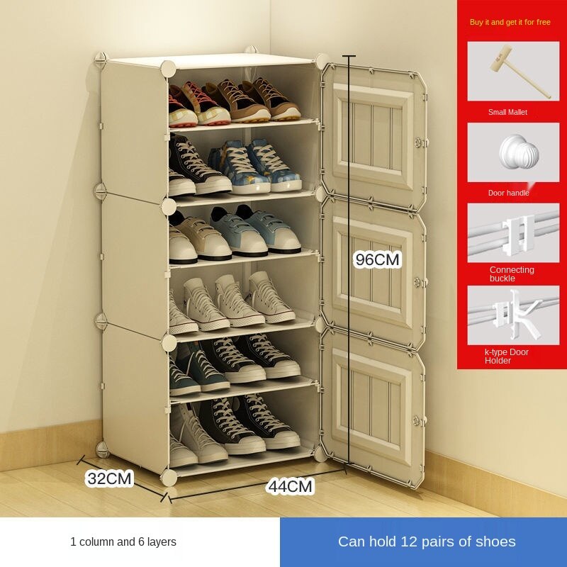 Dormitory Small Shoes Shelf College Student Dormitory Door Simple ...