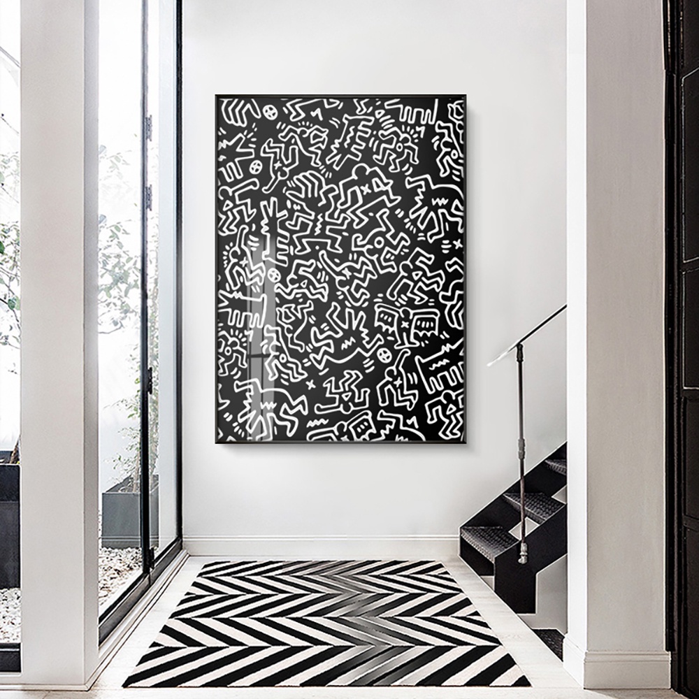 Keith Artwork Pictures Decorative Poster Nordic Abstract Canvas Painting Living Room Wall Art Prints Modern Home Decor Aesthetic