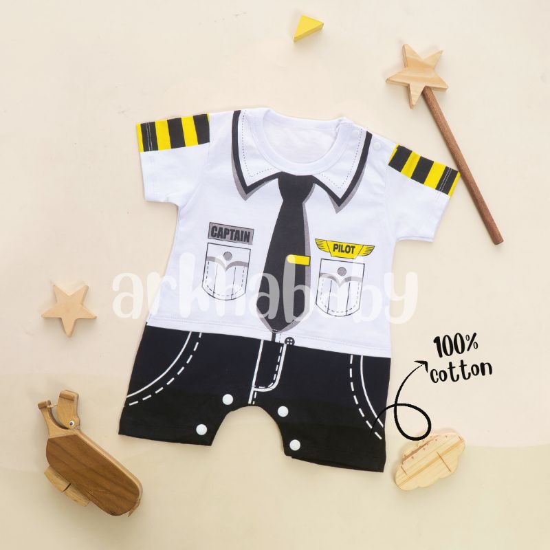 Baby store pilot romper