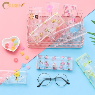 Cartoon Transparent Glasses Box Protection Cute Glasses Case Box