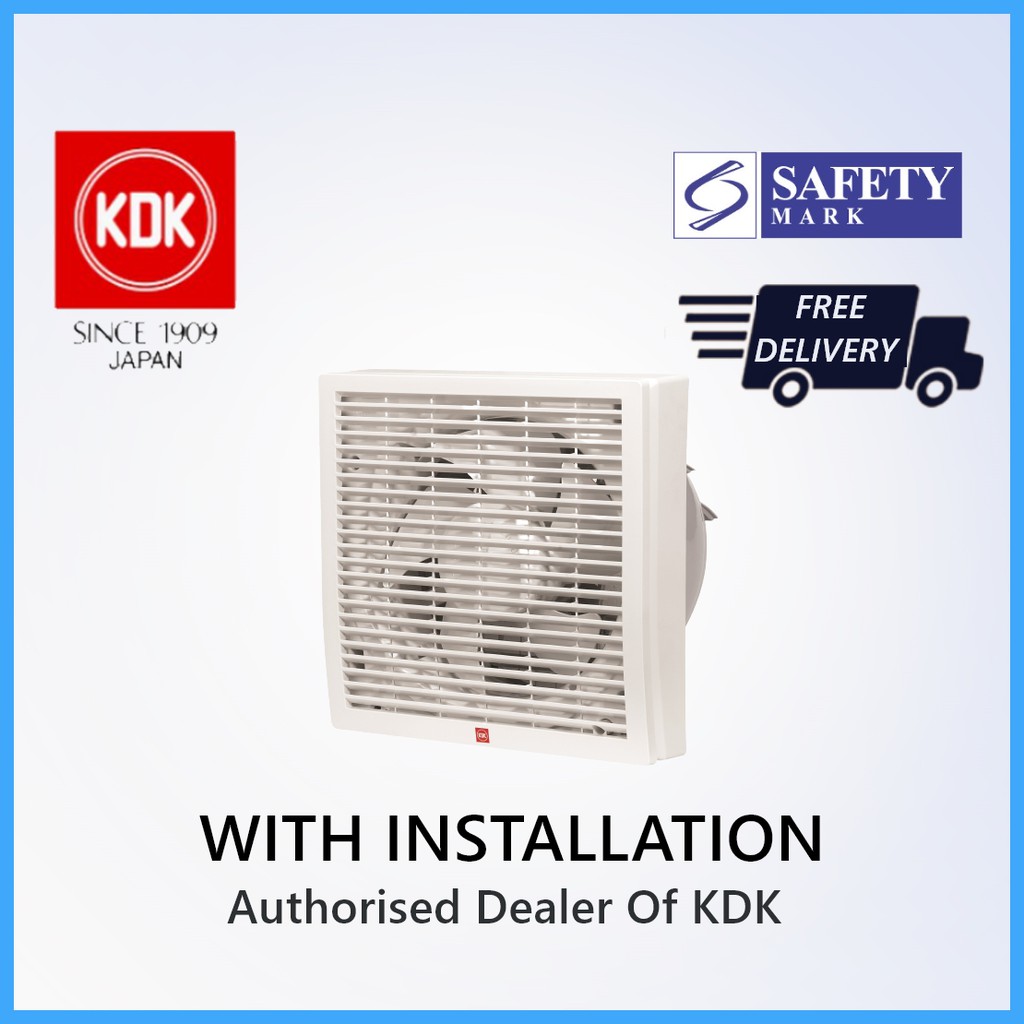 [Glass/ Acrylic Installation] KDK 15 / 20 WHPCT WHPT Exhaust Fan ...