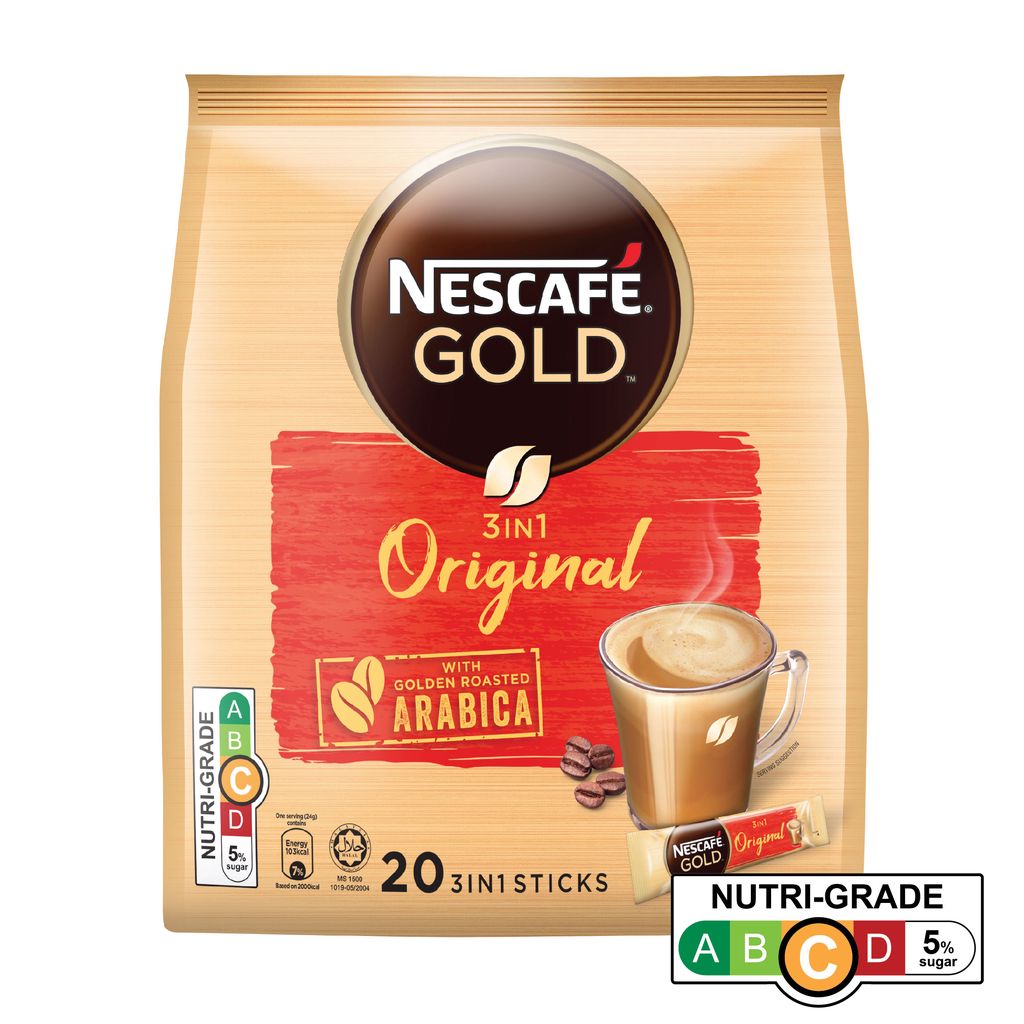 NESCAFE Gold 3 In1 Original Coffee 20x24g Shopee Singapore