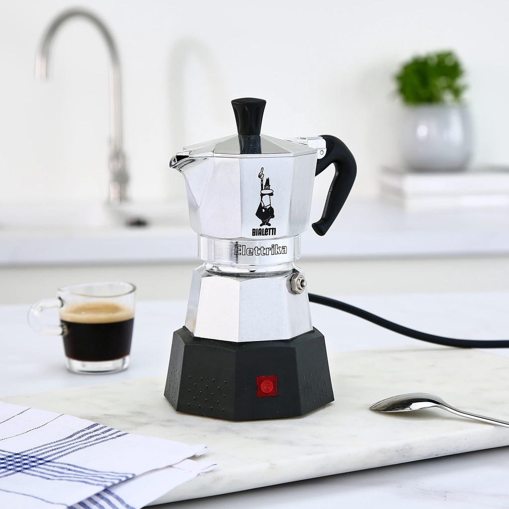 Bialetti Elettrika 電気式カフェラテモカポット2cup 無感情な