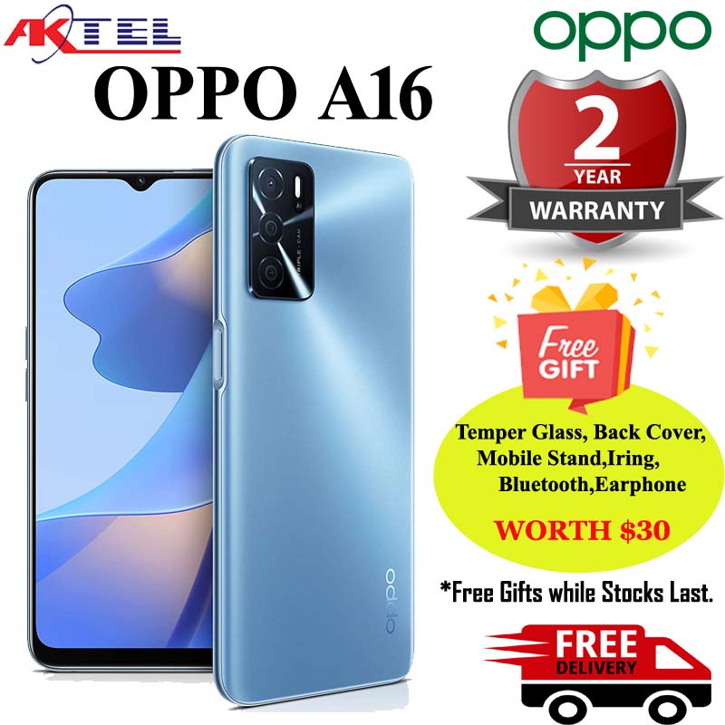 OPPO A16 AI Triple Camera / HD+ Display/ 5000mAh Battery/ 4GB RAM ...