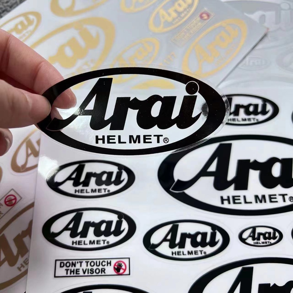 Arai sticker for helmet motorcycle decals transfer stickers Shopee