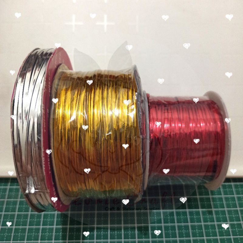 Twister Wire Rope Tie Ribbon Tie Wire Ribbon | Shopee Singapore