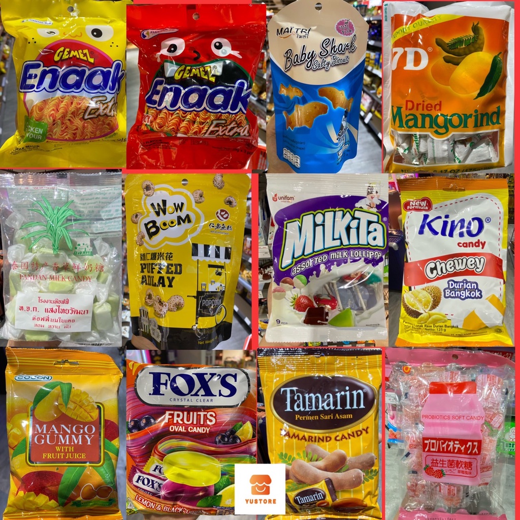 Southeast Asian Candy Vietnam Indonesia Thai Malaysia Biscuits Snacks