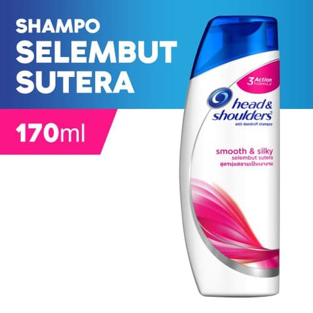 Head & Shoulders Shampoo Smooth Silky 160ml - Gambar 2