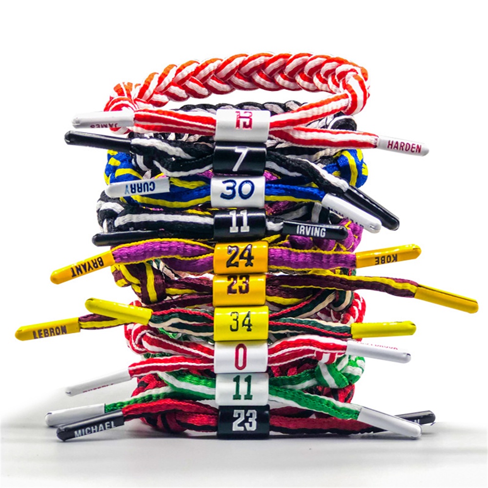 Creative Adjustable Braided Rope Bracelet Sports Wristband Woven ...