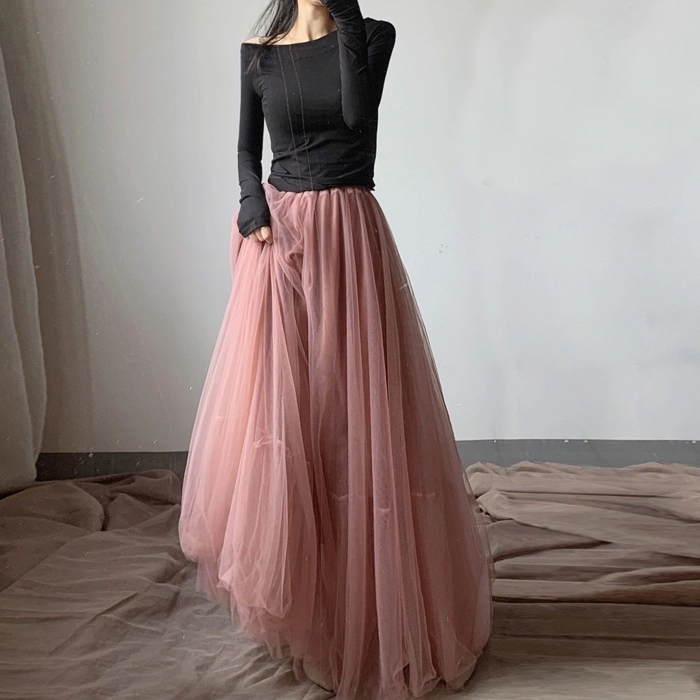 tulle maxi skirt qvc