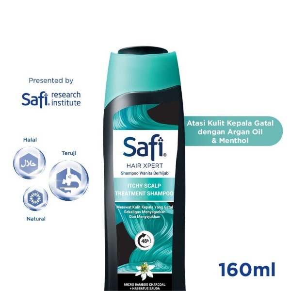 Safi Shampoo Hair Xpert Itchy Scalp Treatment 160gr - Gambar 2