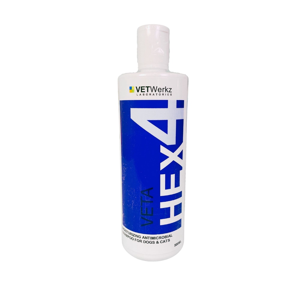 VETWerks Veta Hex4 Antiseptic Moisturizing Shampoo For Dogs and