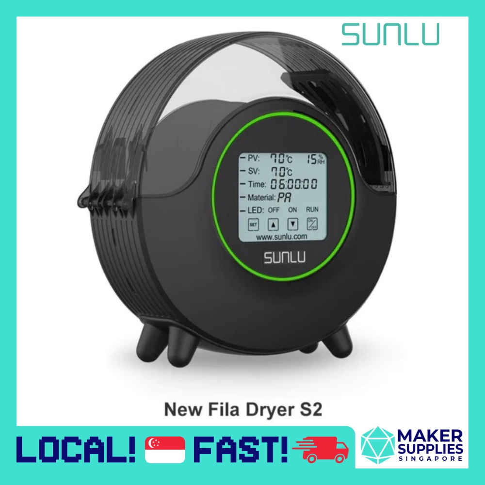 SUNLU FilaDryer S2 3D Printer Filament Dryer Box (Upgraded Version With