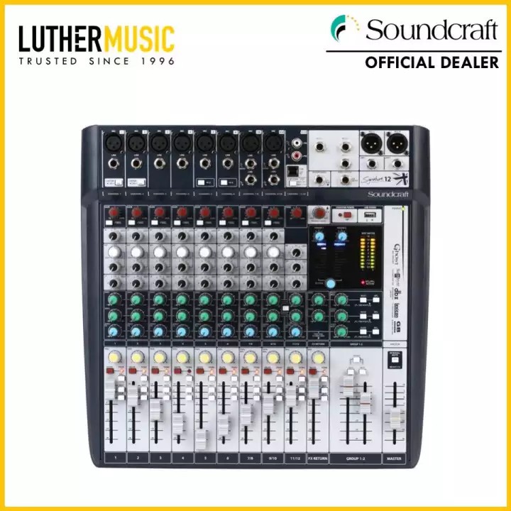 [OFFICIAL DEALER] Soundcraft Signature 12 Analog Mixer with Effects