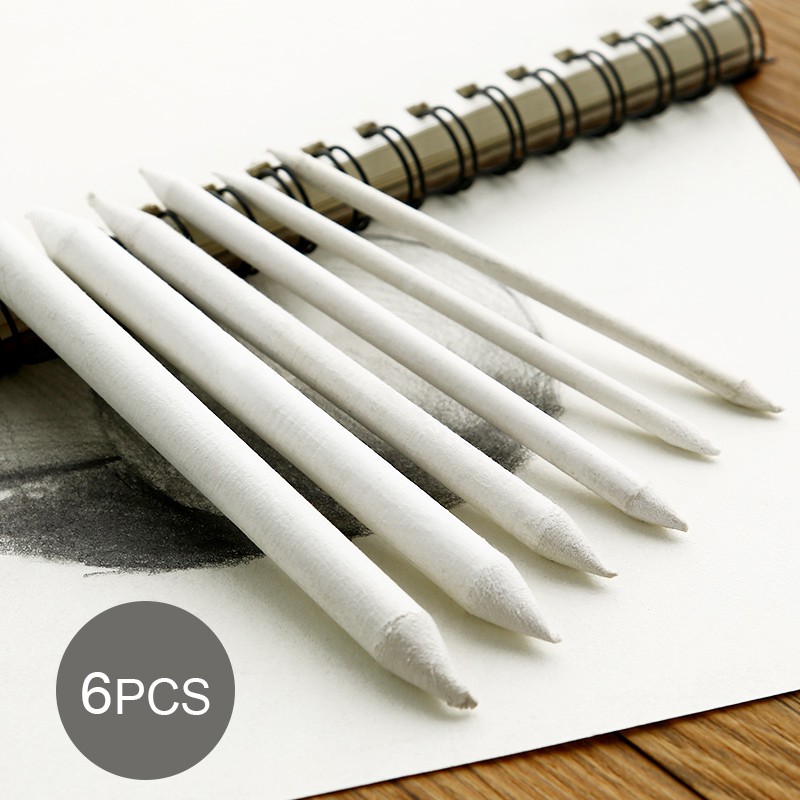 Seamiart_6Pcs Paper Stump Pens/Pastel Charcoal Blender for Sketch ...