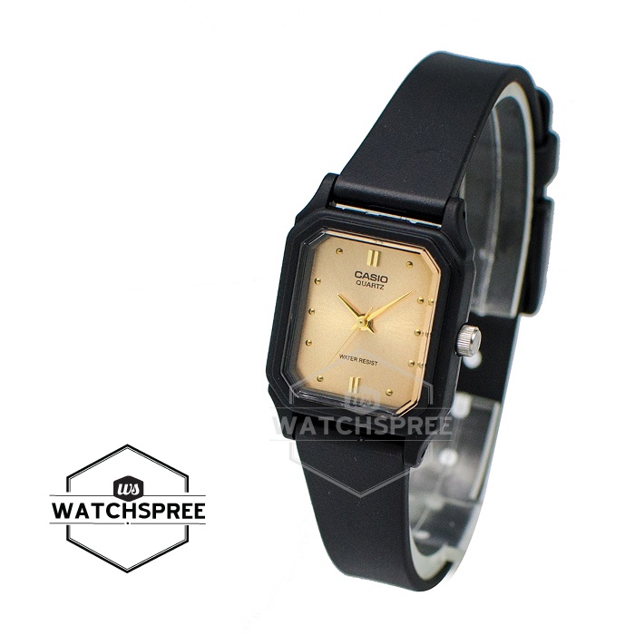 Watchspree Casio Classic Ladies Black Resin Strap Watch LQ142E 9A