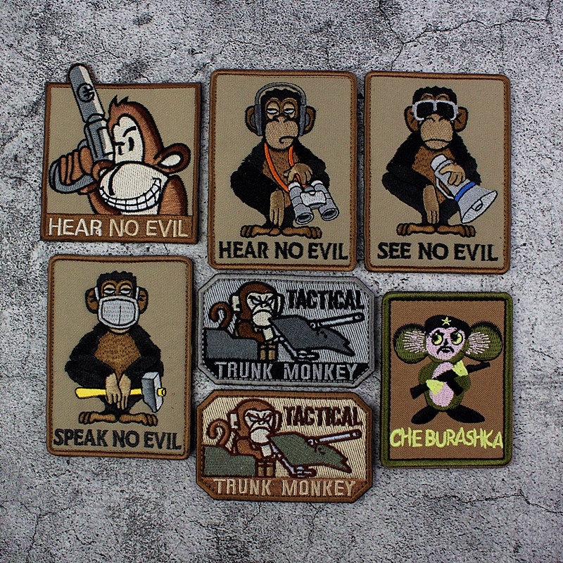 John Hitman V2 TT Range Embroidery Morale Patch – 3 Inch Tactical Patch With Hook & Loop