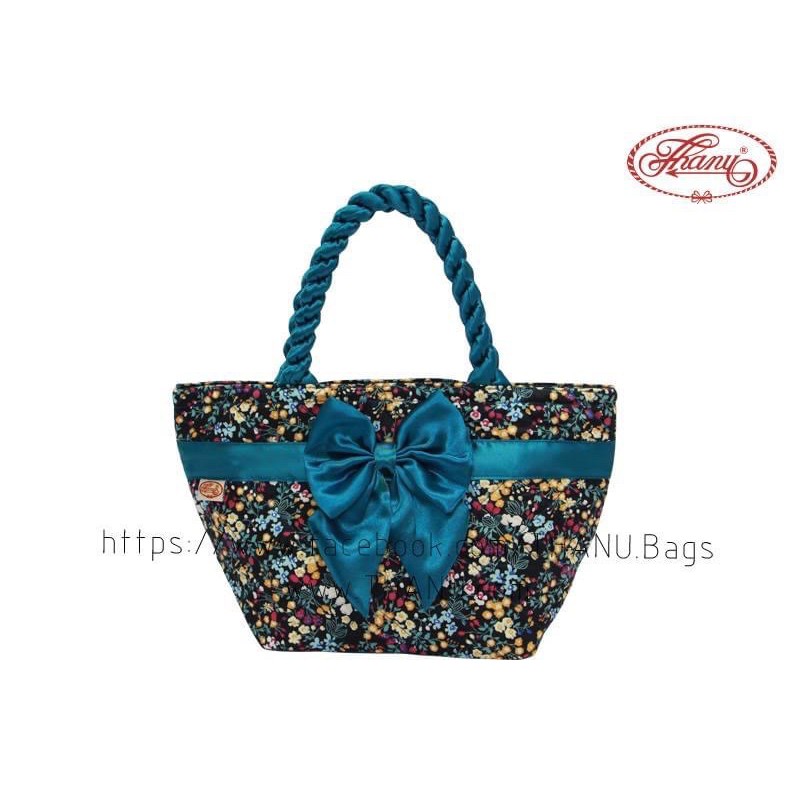 Ready Stock] Thanu Vintage and Classic Bag with Large Satin Ribbon