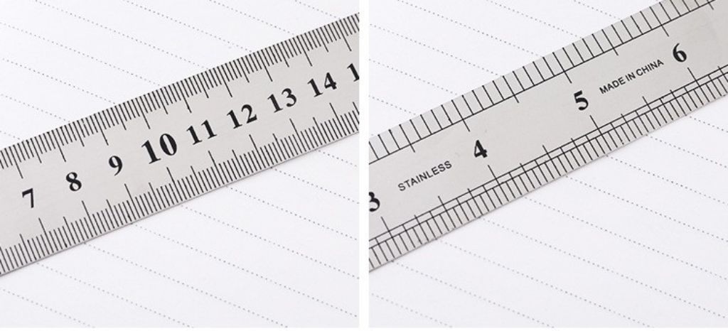 [SG-FREE SHIP] Stainless Steel Metal Ruler 15cm 20cm Draw Lines ...