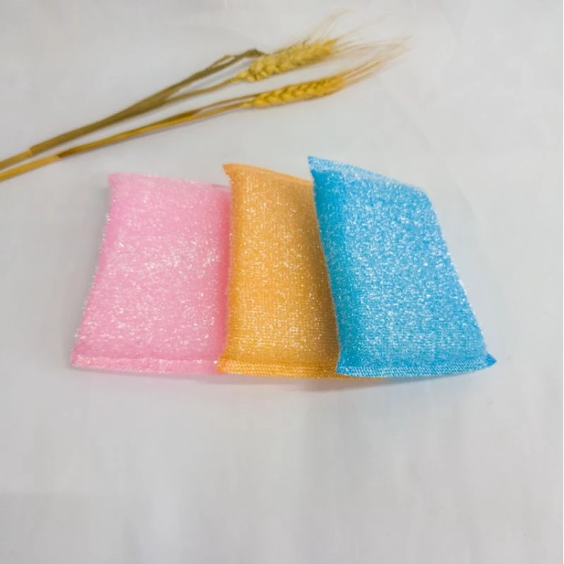 Spon Banta lisi 5pcs Spon Cuci Piring Spon Cuci Serbaguna - Gambar 2