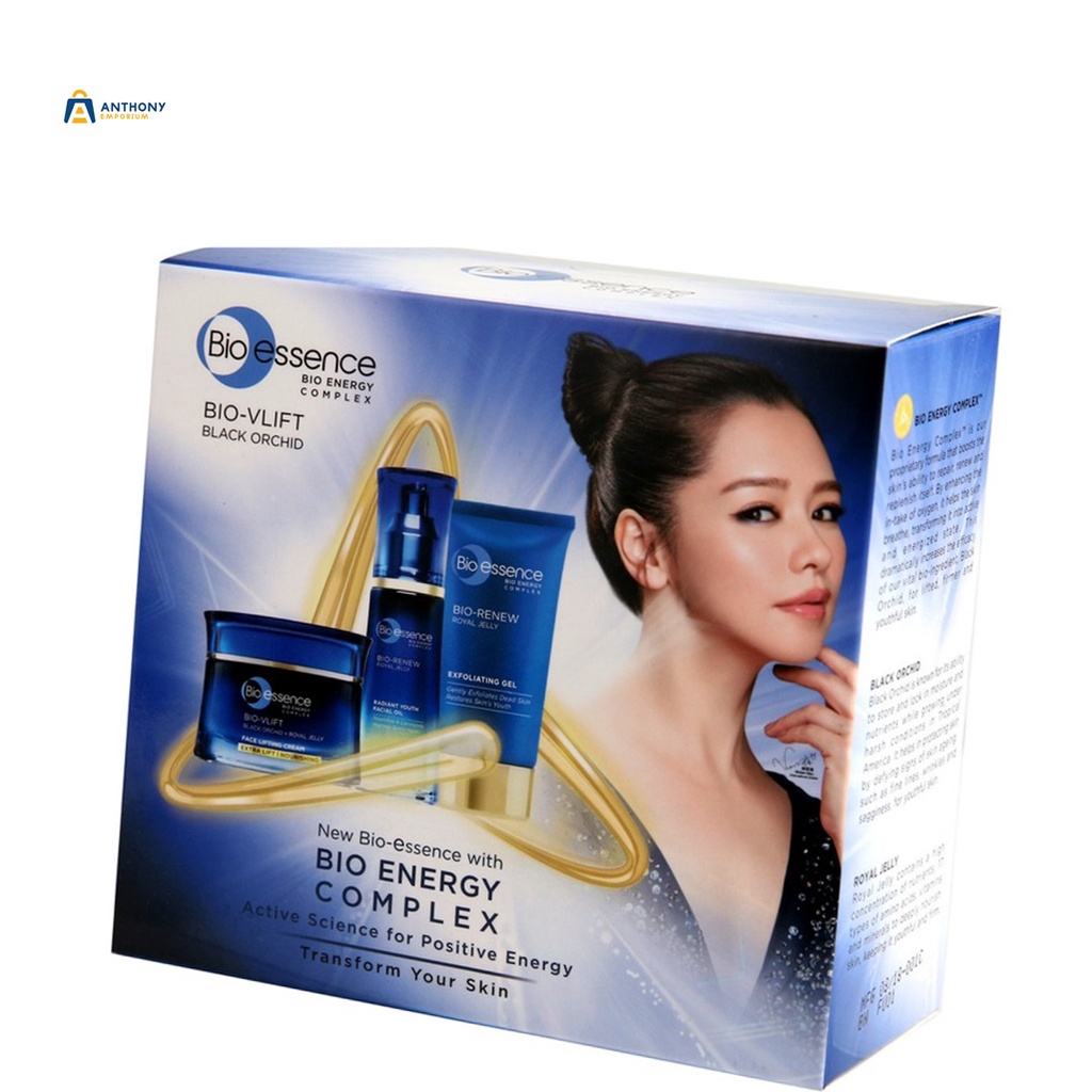 BioEssence VLift Travel Set with Nourishing 10g, Facial Oil 5g