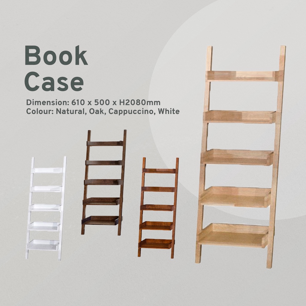 Bookcase Book Cabinet Ladder Bookshelf File Cabinet Display Rack ...