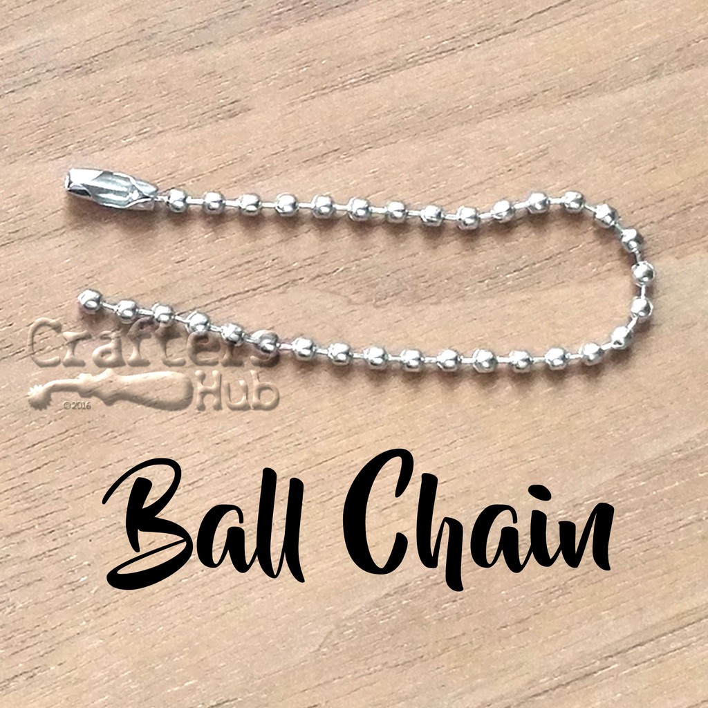 Ball chain 120 x 2.4mm / Keychain Tag / Key Ring / Keychain / DIY ...